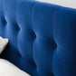 Emily Full Biscuit Tufted Performance Velvet Headboard - No Shipping Charges MDY-MOD-6115-NAV