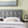 Emily King Biscuit Tufted Performance Velvet Headboard - No Shipping Charges MDY-MOD-6117-GRY