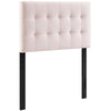 Lily Biscuit Tufted Twin Performance Velvet Headboard