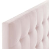 Modway Lily Biscuit Tufted Twin Performance Velvet Headboard Pink MDY-MOD-6118-PNK