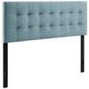 Lily Queen Biscuit Tufted Performance Velvet Headboard By Casagear Home