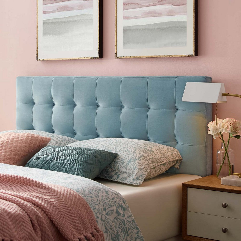 Modway Lily Queen Biscuit Tufted Performance Velvet Headboard By Casagear Home  - No Shipping Charges