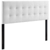 Lily Queen Biscuit Tufted Performance Velvet Headboard By Casagear Home