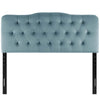 Modway Annabel Diamond Tufted Performance Velvet King Headboard in Light Blue MDY-MOD-6127-LBU