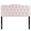 Modway Annabel Diamond Tufted Performance Velvet King Headboard in Pink MDY-MOD-6127-PNK