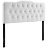 Modway Annabel Diamond Tufted Performance Velvet King Headboard in White