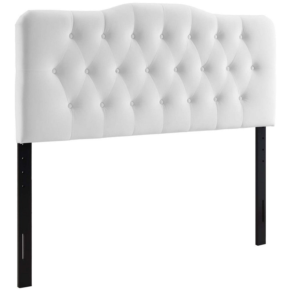 Annabel Full Diamond Tufted Performance Velvet Headboard By Casagear Home