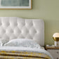 Annabel Queen Diamond Tufted Performance Velvet Headboard - No Shipping Charges MDY-MOD-6129-PNK