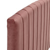 Modway Rebecca Performance Velvet Full/Queen Headboard Dusty Rose MDY-MOD-6141-DUS