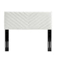 Alyson Angular Channel Tufted Performance Velvet King / California King Headboard - No Shipping Charges MDY-MOD-6145-DUS