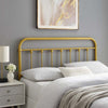 Sage King Metal Headboard - No Shipping Charges MDY-MOD-6155-GLD