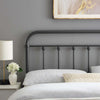 Modway MOD-6155-GRY Sage King Metal Headboard Gray MDY-MOD-6155-GRY