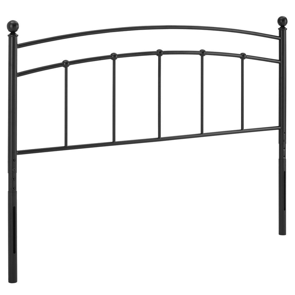 Modway Abigail Twin Metal Headboard in Black