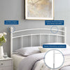 Modway Abigail King Metal Headboard in White