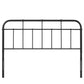 Alessia Twin Metal Headboard - No Shipping Charges MDY-MOD-6160-BLK