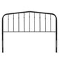 Lennon Queen Metal Headboard - No Shipping Charges MDY-MOD-6166-BLK