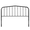 Lennon Queen Metal Headboard - No Shipping Charges MDY-MOD-6166-BLK