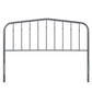 Lennon King Metal Headboard - No Shipping Charges MDY-MOD-6167-BLK