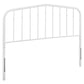 Lennon King Metal Headboard - No Shipping Charges MDY-MOD-6167-WHI