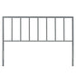 Tatum King Metal Headboard - No Shipping Charges MDY-MOD-6171-GRY