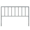 Tatum King Metal Headboard - No Shipping Charges MDY-MOD-6171-GRY