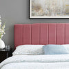 Camilla Channel Tufted King/California King Performance Velvet Headboard - No Shipping Charges MDY-MOD-6183-DUS