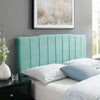 Camilla Channel Tufted King/California King Performance Velvet Headboard - No Shipping Charges MDY-MOD-6183-DUS