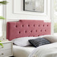 Juliet Tufted Twin Performance Velvet Headboard - No Shipping Charges MDY-MOD-6184-CHA