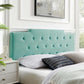 Modway Juliet Tufted Performance Velvet Headboard Twin Mint MDY-MOD-6184-MIN