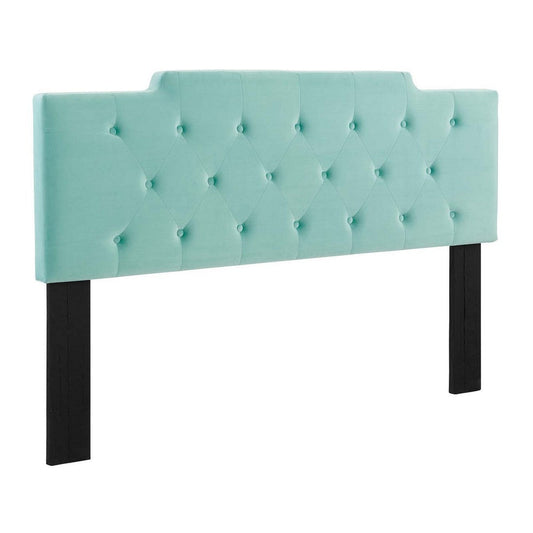 Modway Juliet Tufted Performance Velvet Headboard, Twin, Mint