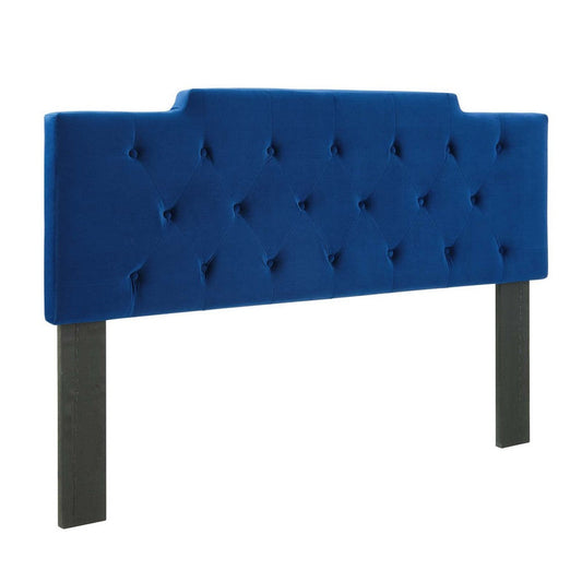 Modway Juliet Tufted Performance Velvet Headboard, Twin, Navy