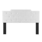 Modway Juliet Tufted Performance Velvet Headboard Full/Queen White MDY-MOD-6185-WHI