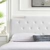 Modway Juliet Tufted Performance Velvet Headboard Full/Queen White MDY-MOD-6185-WHI