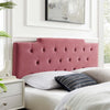 Juliet Tufted King/California King Performance Velvet Headboard - No Shipping Charges MDY-MOD-6186-DUS