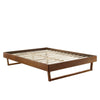 Modway MOD-6212-WAL Billie Twin Wood Platform Bed Frame Walnut MDY-MOD-6212-WAL