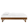 Modway MOD-6212-WAL Billie Twin Wood Platform Bed Frame Walnut MDY-MOD-6212-WAL