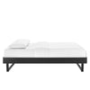 Billie King Wood Platform Bed Frame - No Shipping Charges MDY-MOD-6215-BLK