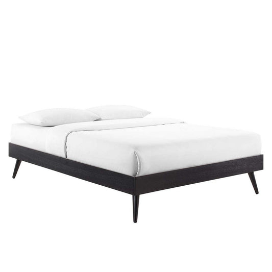 Modway Margo Full Wood Platform Bed Frame in Black