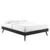 Modway Margo King Wood Platform Bed Frame in Black