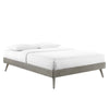 Modway Margo King Wood Platform Bed Frame in Gray