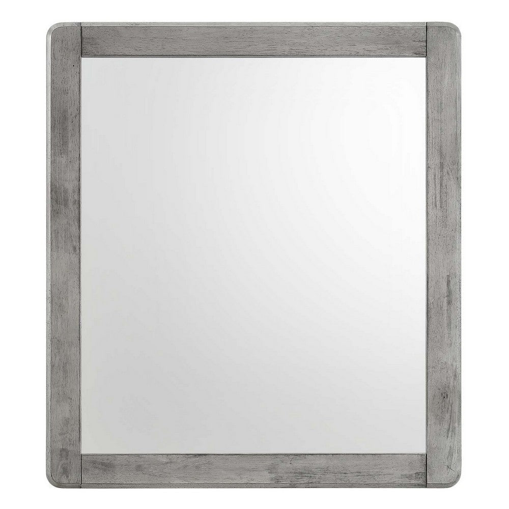 Georgia Wood Mirror - No Shipping Charges MDY-MOD-6243-GRY