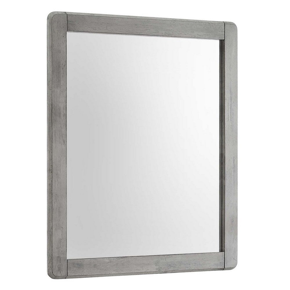 Georgia Wood Mirror - No Shipping Charges MDY-MOD-6243-GRY