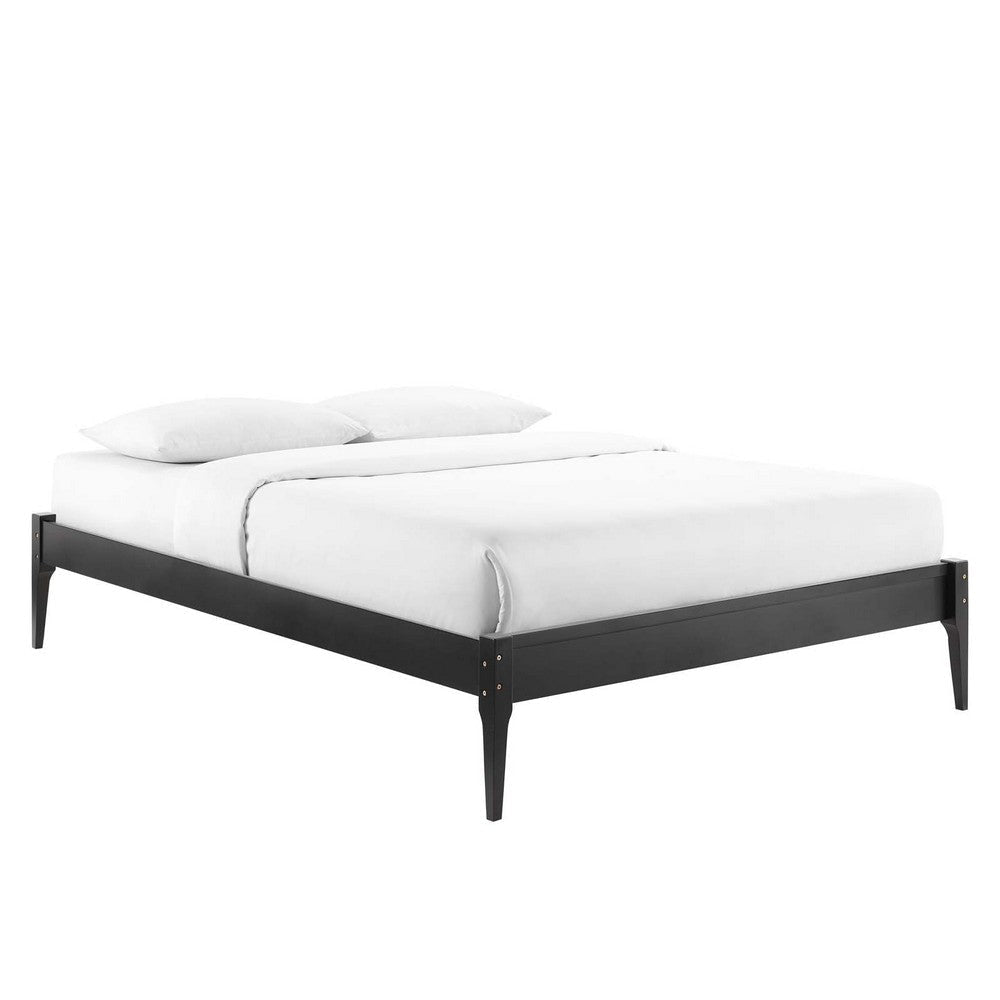 Modway MOD-6246-BLK June Queen Wood Platform Bed Frame, Black