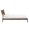 Modway Astra Queen Wood Platform Bed in Walnut MDY-MOD-6250-WAL