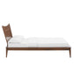 Modway Astra King Wood Platform Bed in Walnut MDY-MOD-6251-WAL