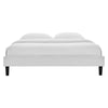 Reign Twin Performance Velvet Platform Bed Frame - No Shipping Charges MDY-MOD-6264-DUS