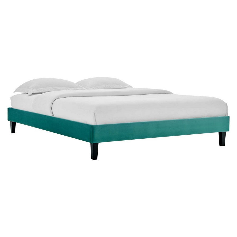 Reign Twin Performance Velvet Platform Bed Frame - No Shipping Charges