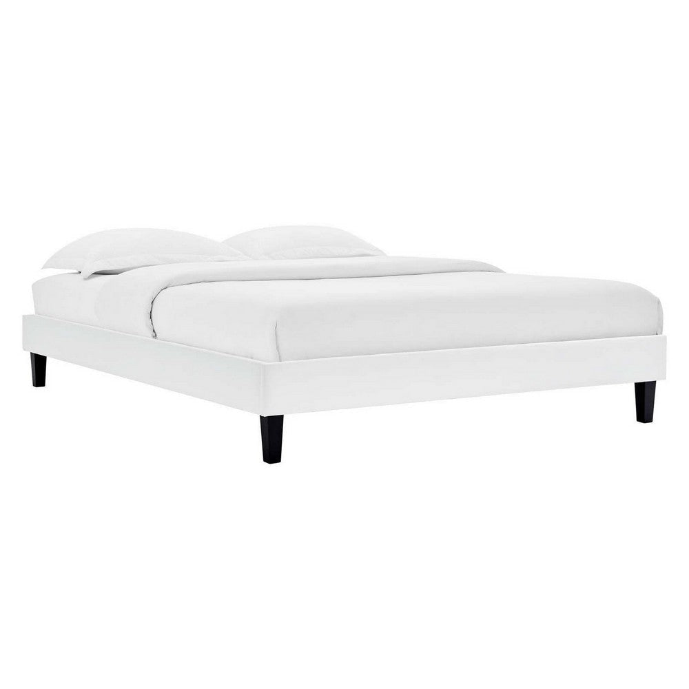 Reign Full Performance Velvet Platform Bed Frame - No Shipping Charges