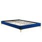 Sutton Queen Performance Velvet Bed Frame - No Shipping Charges MDY-MOD-6275-NAV