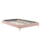 Modway MOD-6275-PNK Sutton Queen Performance Velvet Bed Frame Pink MDY-MOD-6275-PNK